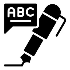 Premium design icon of pen

