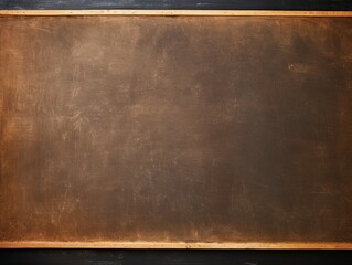 Brown blackboard or chalkboard background with texture of chalk school education board concept, dark wall backdrop or learning concept with copy space blank for design photo text or product - obrazy, fototapety, plakaty