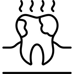 Stained Teeth Icon