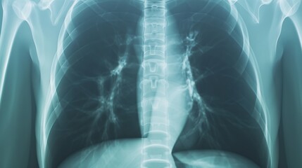 X-Ray of Persons Chest
