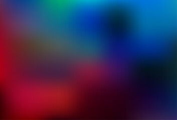 Dark Blue, Red vector blurred bright template. - obrazy, fototapety, plakaty