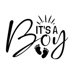 it's a boy Svg