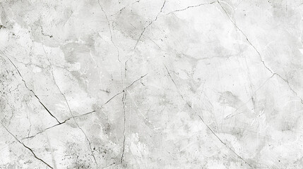 An expansive, white grunge texture that looks like old marble, with veins of gray and faint stains that speak to the stone's age and the elegance of wear. 32k, full ultra HD, high resolution - obrazy, fototapety, plakaty