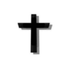 Christian cross christ , religion simple symbol . Pray god.