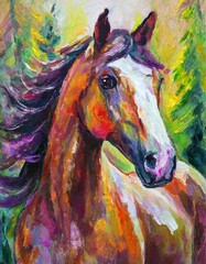 Painting of a horse 