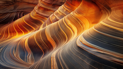 abstract sandstone lines and waves in different colors as background.