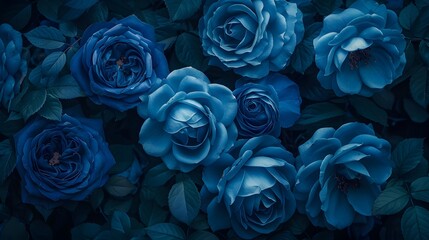 Full image of blue roses
 - Powered by Adobe