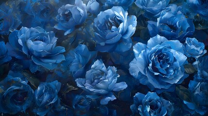 Full image of blue roses
