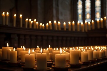 Glowing Candlelight Vigil