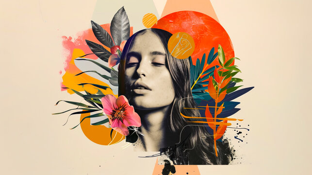 Teen Empowerment Collage: LGBTQ+, Feminism, and Self-Care

