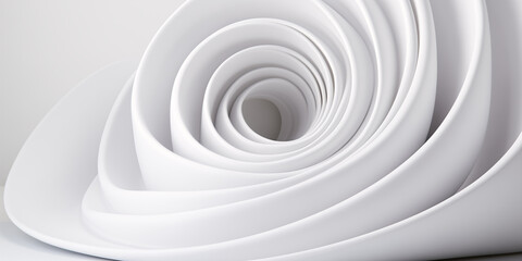 Texture white background, 3D spiral