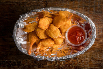 breaded fried shrimp