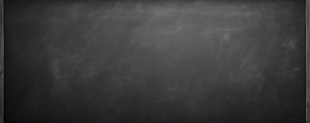 Gray blackboard or chalkboard background with texture of chalk school education board concept, dark wall backdrop or learning concept with copy space blank for design photo text or product