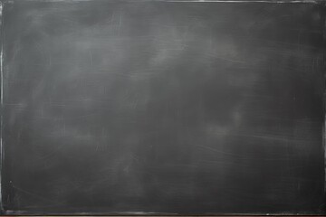 Gray blackboard or chalkboard background with texture of chalk school education board concept, dark wall backdrop or learning concept with copy space blank for design photo text or product - obrazy, fototapety, plakaty