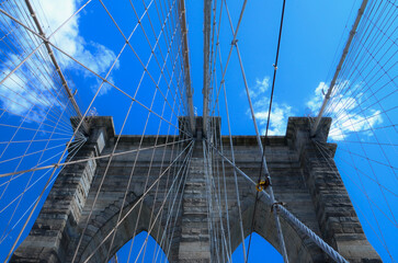 Obraz premium Ponte Brookling Bridge, NY