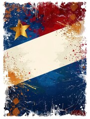 independence Day Philippines Poster design, copy space - generative ai