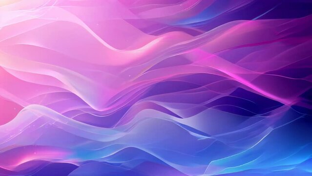Abstract wavy background. Vector illustration. Purple and pink colors.
