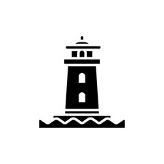 
Light house icon design, isolated white background style