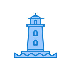 
Light house icon design, isolated white background style