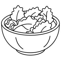 illustration of a bowl of cream