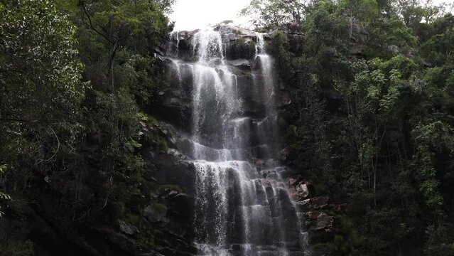 Cachoeira no distrito de Conselheiro Mata, na cidade de Diamantina, Estado de Minas Gerais, Brasil