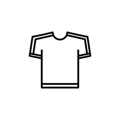 
t-shirt icon with line style design template