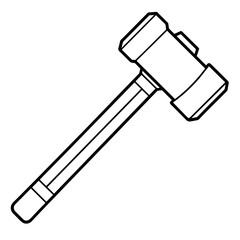hammer isolated on white