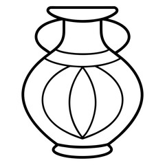 vase on white