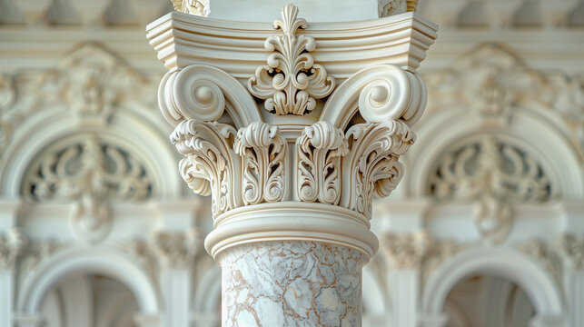 Ornate Architectural Column