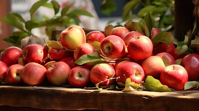 red apples in a basket  high definition(hd) photographic creative image