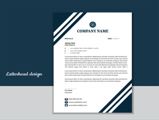 Best Company letter head design perfect size