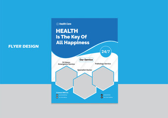 New Medical Flyer template modern design perfect size