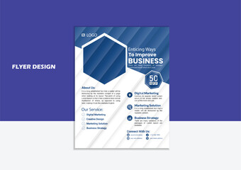 Creative Business Flyer template modern design perfect size