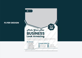 Business Flyer template modern design perfect size