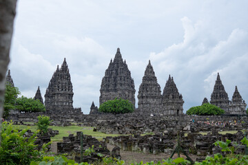 The majestic Prambanan Temple in Yogyakarta, Indonesia