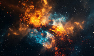 Cosmic Canvas Nebula Paints the Deep Space with Stars