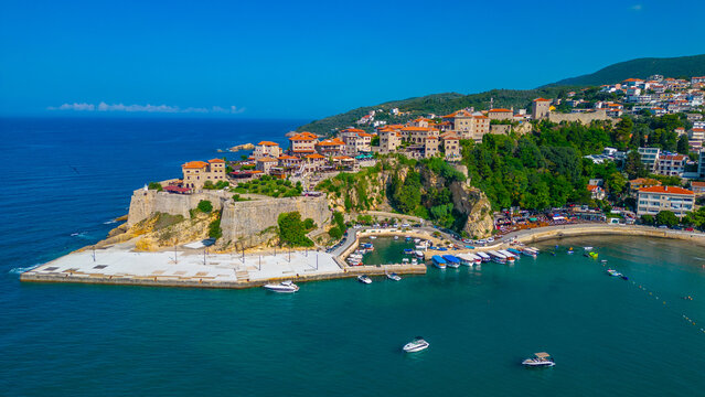 Panorama of Ulcinj in Montenegro