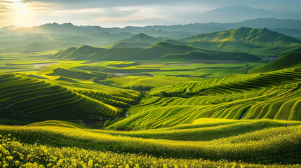 Beautiful scenery of Qinghai, China.