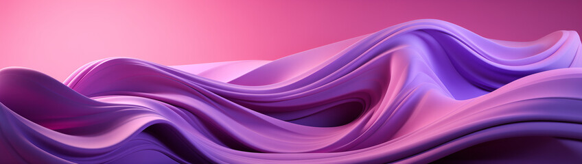 Fototapeta premium 32:9, 53:15, ultra wide background wallpaper screensaver, abstract waves, gradient background, splashes of color, purple pink purple delicate rosy mysterious cute sweet crimson blue