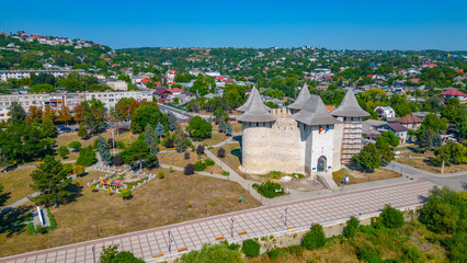 Soroca fortress viewed during a sunny summer day in Moldova