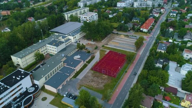 Special School Center Piaseczno Osrodek Wychowawczy Aerial View Poland