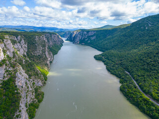 Iron Gates national park in Romania