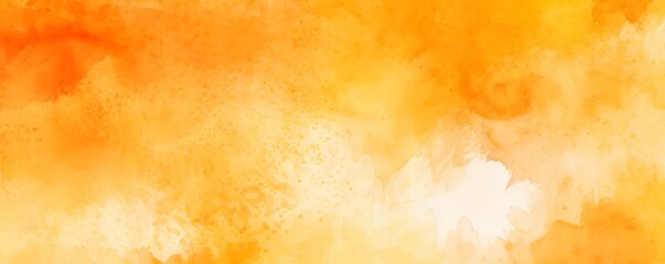 Orange watercolor light background natural paper texture abstract watercolur Orange pattern splashes aquarelle painting white copy space for banner design, greeting card - obrazy, fototapety, plakaty