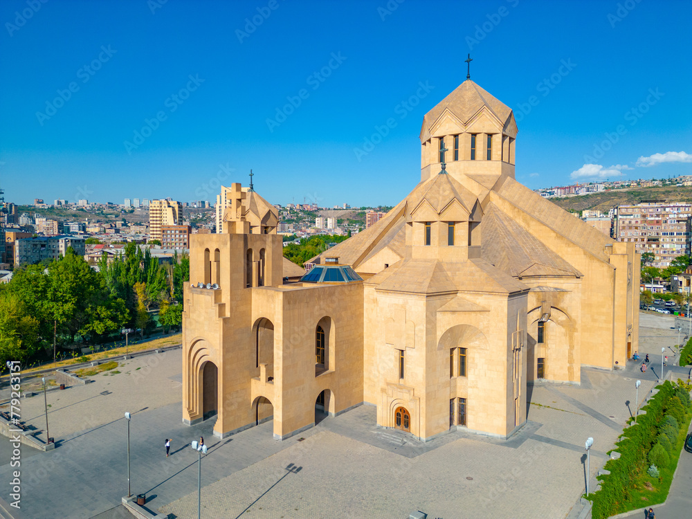 Wall mural Saint Gregory The Illuminator Cathedral in Yerevan, Armenia