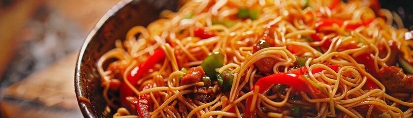 Chow Mein noodle nocturne