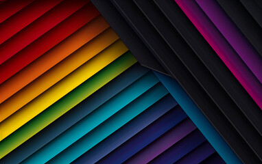 Abstract colourful 3D background. Generated using Midjourney AI (V6)