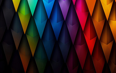 Abstract colourful 3D background. Generated using Midjourney AI (V6)