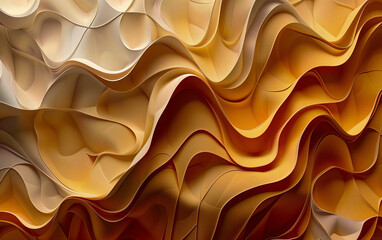 Abstract colourful 3D background. Generated using Midjourney AI (V6)