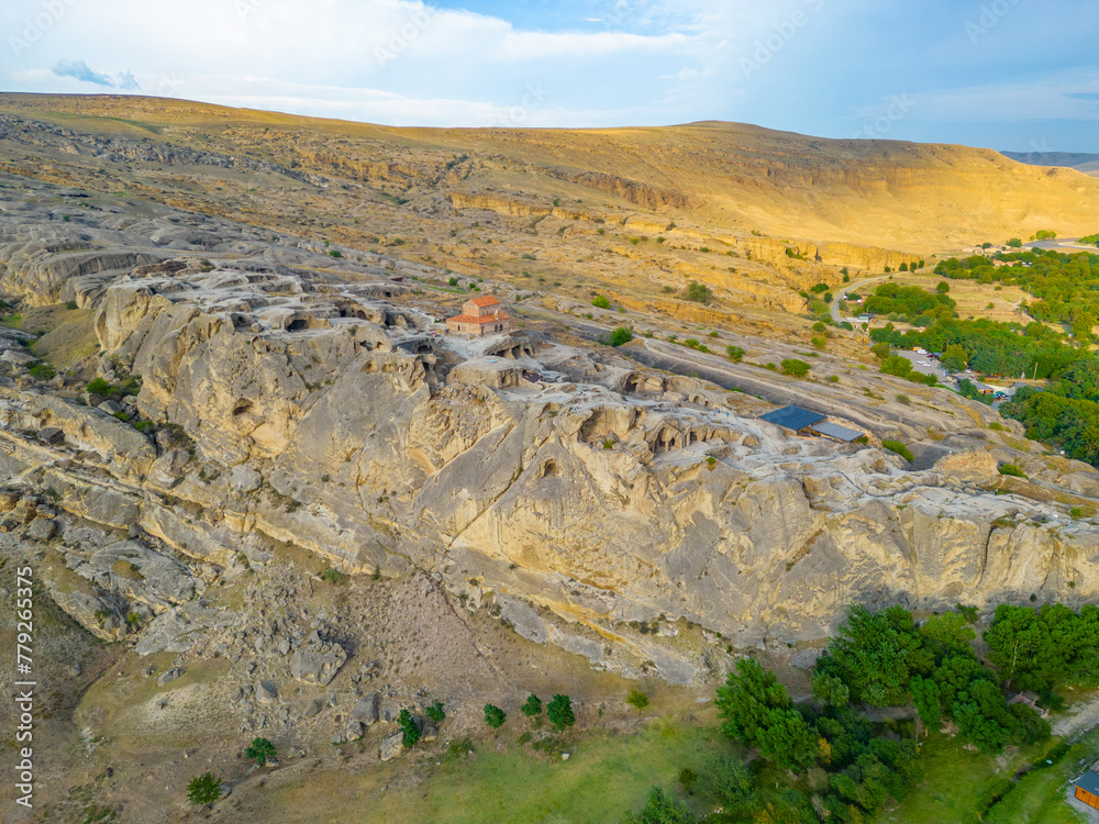 Canvas Prints Uplistsikhe archaeological site from iron age in Georgia