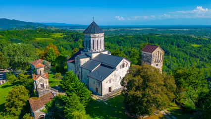 Fototapeta premium Summer day at Martvili Monastery in Georgia